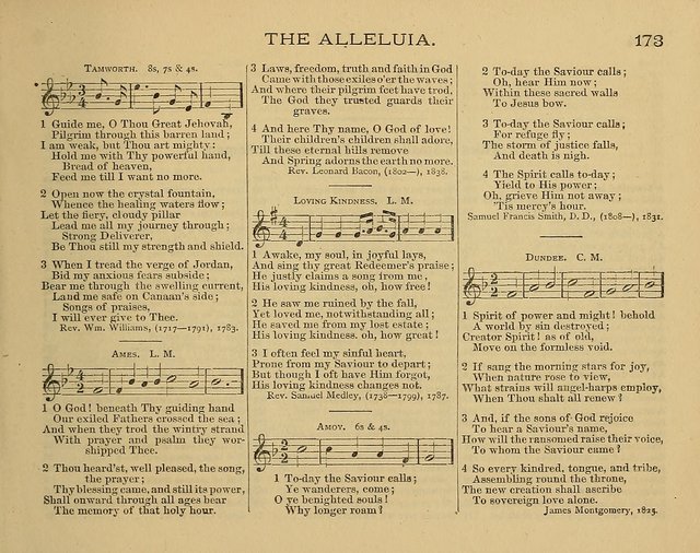 The Alleluia: a collection of hymns and tunes for the church scool, and the mid-week meeting page 173