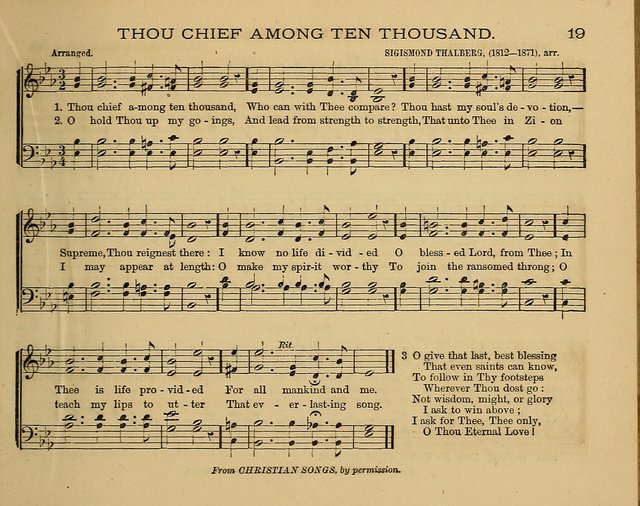The Alleluia: a collection of hymns and tunes for the church scool, and the mid-week meeting page 19