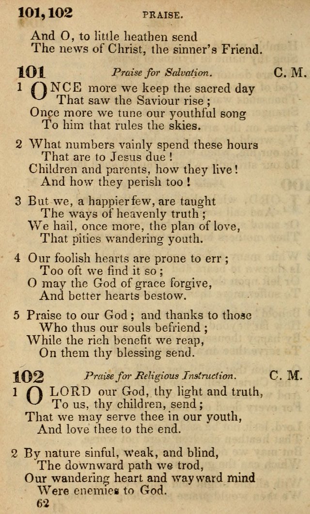 The American Baptist Sabbath-School Hymn-Book page 66