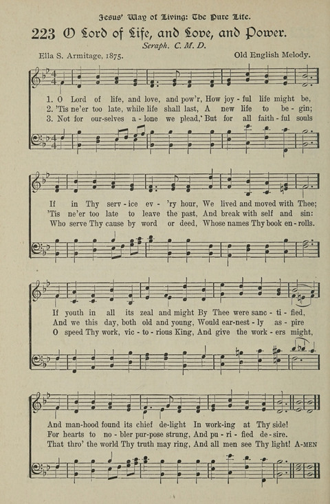 American Church and Church School Hymnal: a new religious educational hymnal page 224