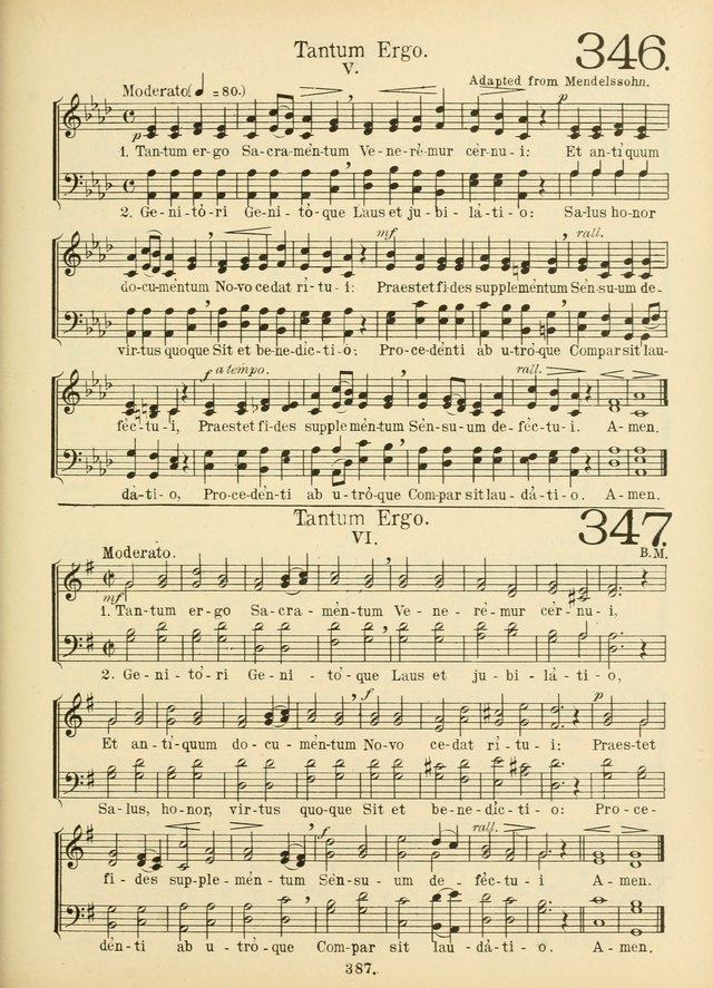 American Catholic Hymnal: an extensive collection of hymns, Latin chants, and sacred songs for church, school, and home, including Gregorian masses, vesper psalms, litanies... page 394