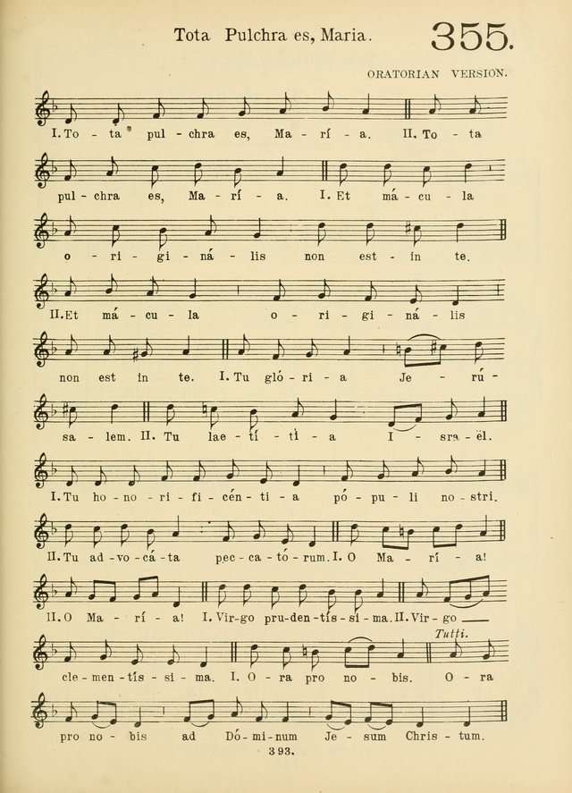 American Catholic Hymnal: an extensive collection of hymns, Latin chants, and sacred songs for church, school, and home, including Gregorian masses, vesper psalms, litanies... page 400