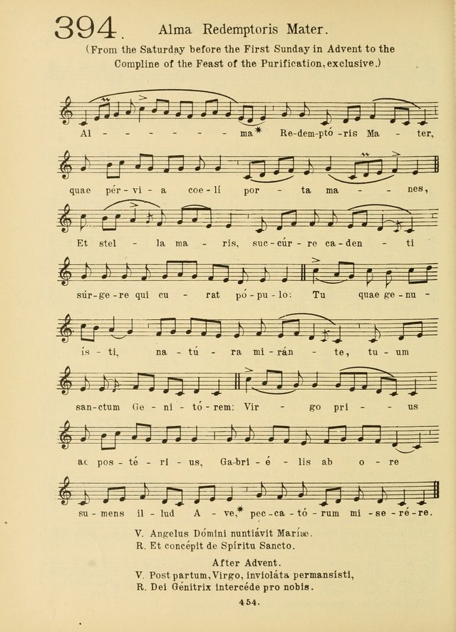 American Catholic Hymnal: an extensive collection of hymns, Latin chants, and sacred songs for church, school, and home, including Gregorian masses, vesper psalms, litanies... page 461