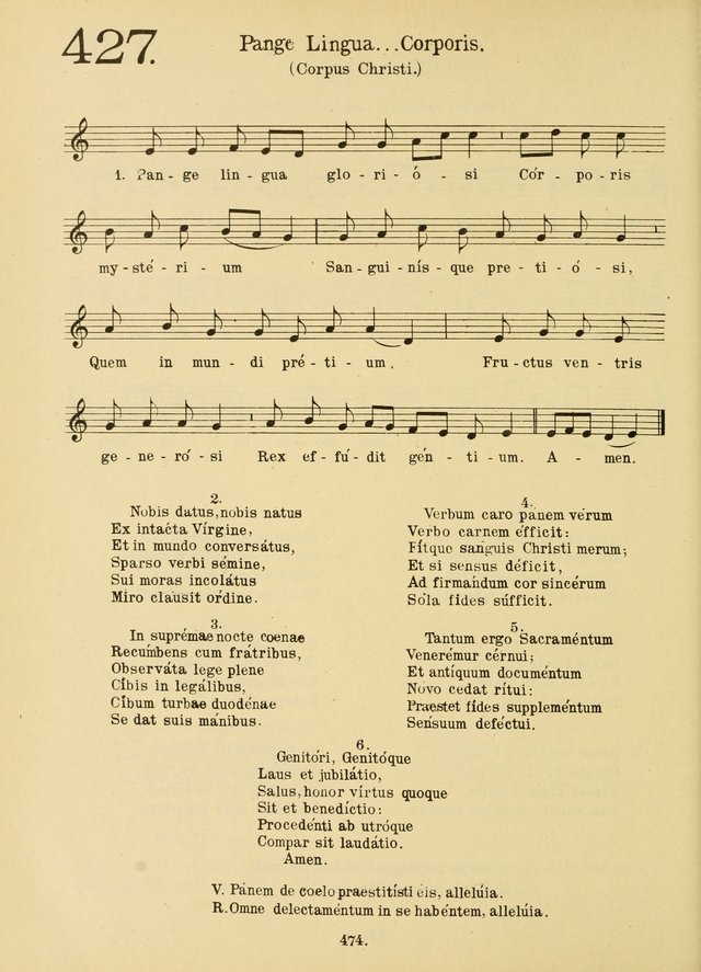 American Catholic Hymnal: an extensive collection of hymns, Latin chants, and sacred songs for church, school, and home, including Gregorian masses, vesper psalms, litanies... page 481