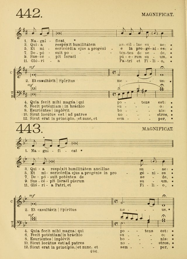 American Catholic Hymnal: an extensive collection of hymns, Latin chants, and sacred songs for church, school, and home, including Gregorian masses, vesper psalms, litanies... page 503