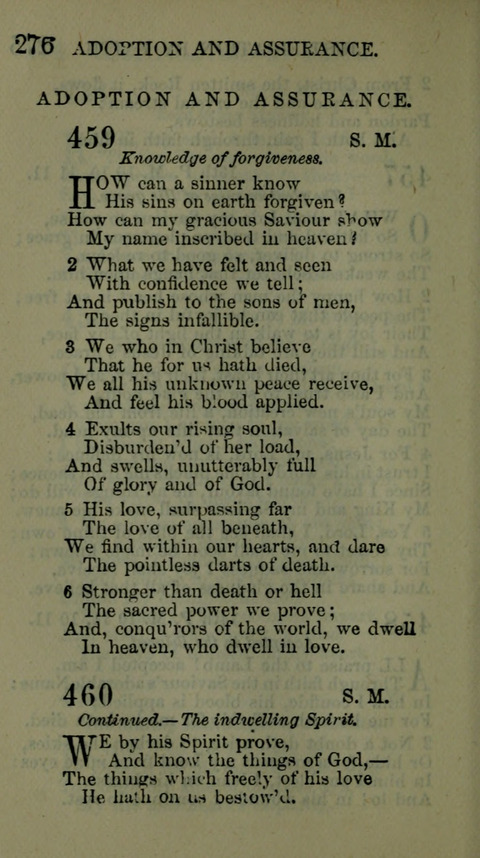 A Collection of Hymns for the use of the African Methodist Episcopal Zion Church in America page 270