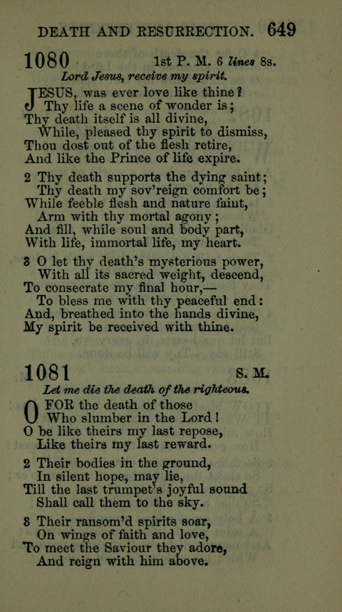 A Collection of Hymns for the use of the African Methodist Episcopal Zion Church in America page 643
