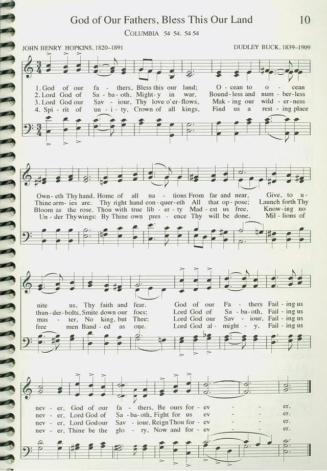 AGO Founders Hymnal page 3