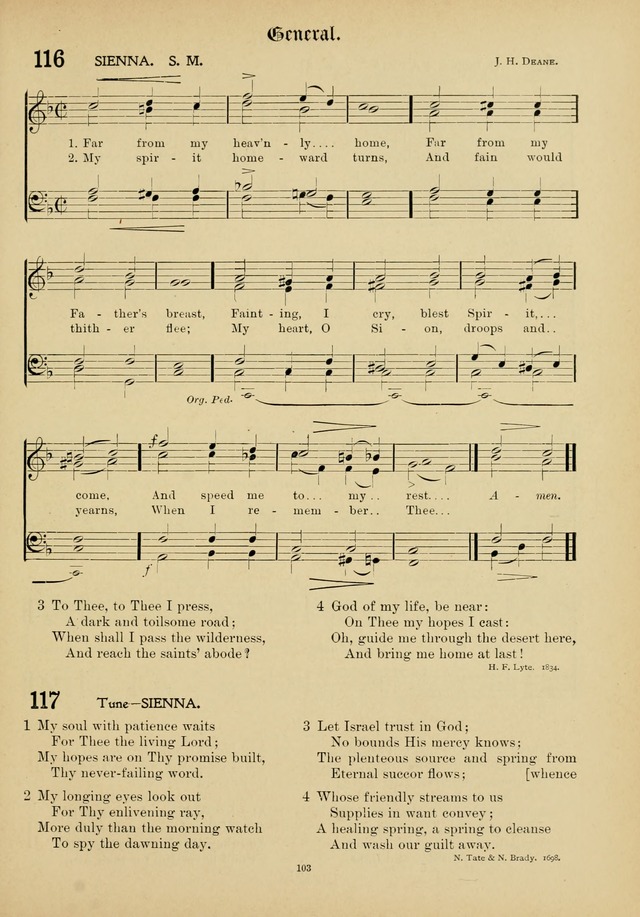 The Academic Hymnal page 104