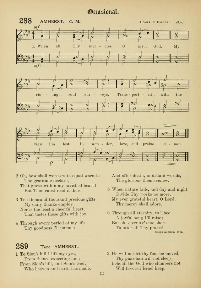 The Academic Hymnal page 211