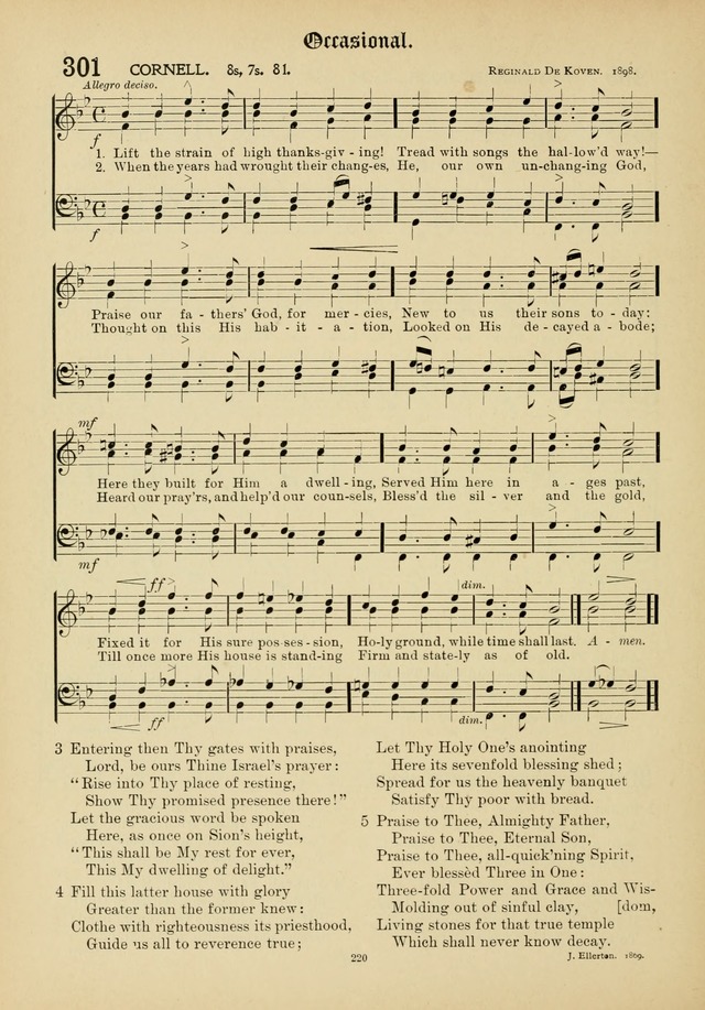 The Academic Hymnal page 221
