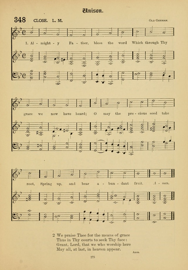 The Academic Hymnal page 276