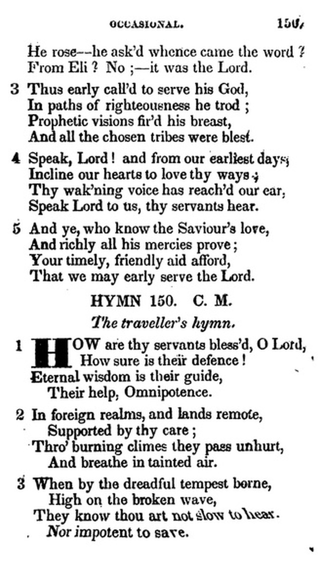 Additional Hymns, Adopted by the General Synod of the Reformed Dutch Church  in North America, at their Session June 1831. 2nd ed. page 124