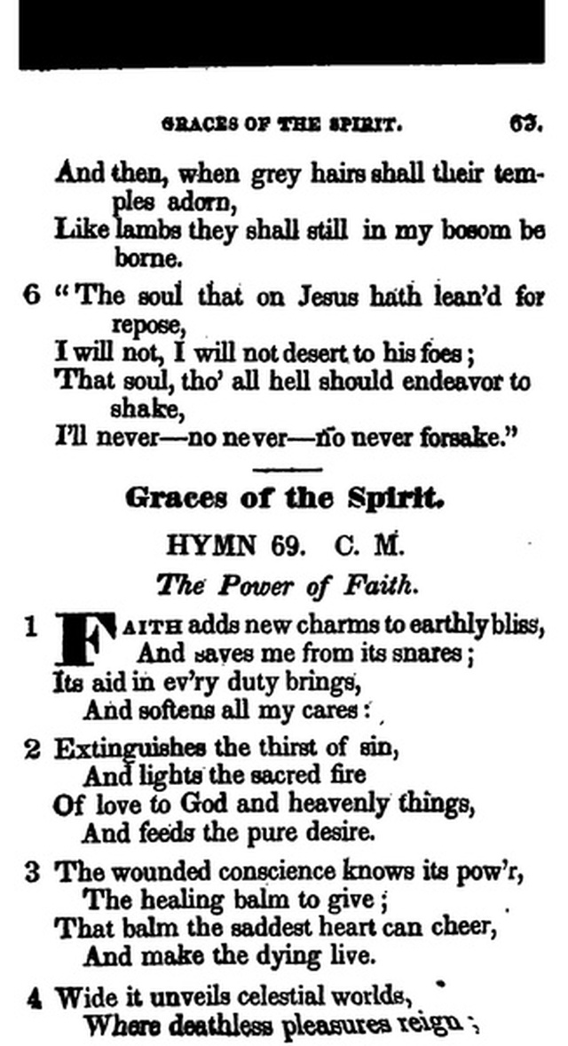 Additional Hymns, Adopted by the General Synod of the Reformed Dutch Church  in North America, at their Session June 1831. 2nd ed. page 56