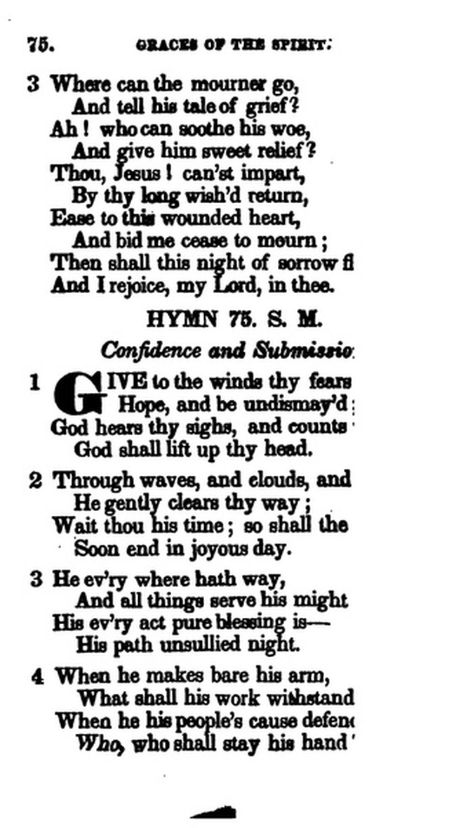 Additional Hymns, Adopted by the General Synod of the Reformed Dutch Church  in North America, at their Session June 1831. 2nd ed. page 61