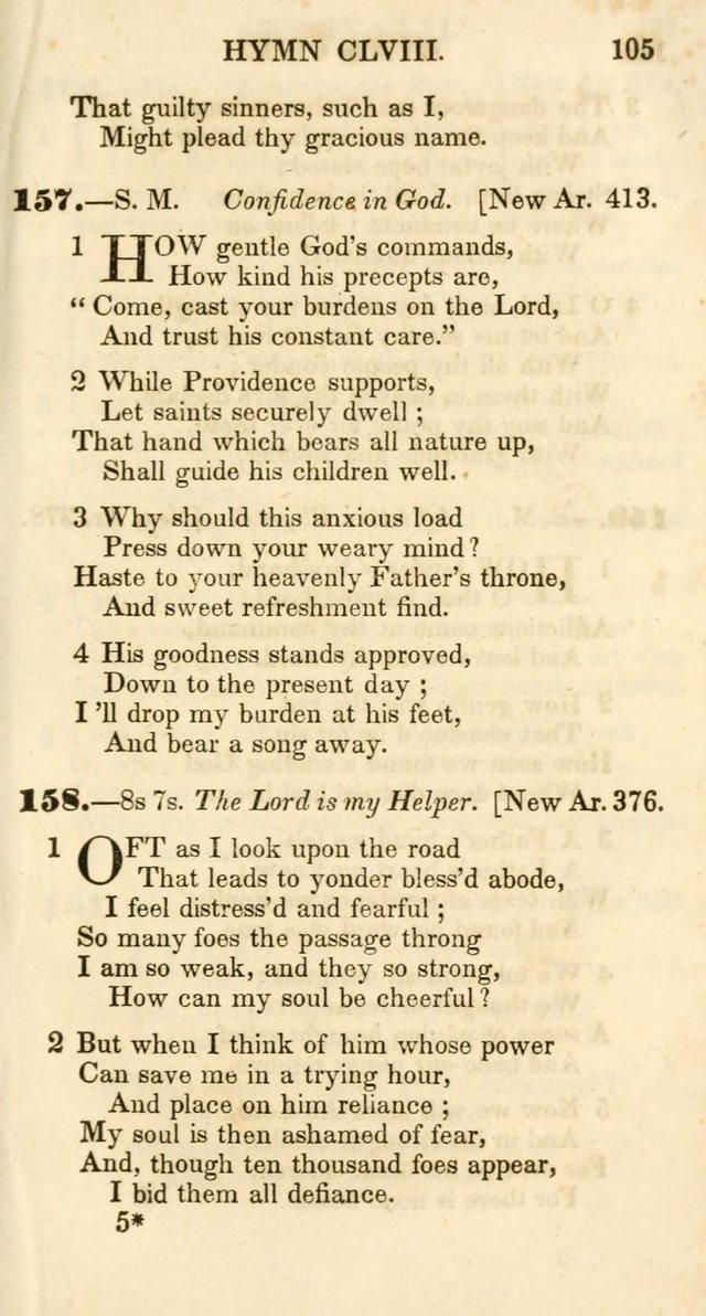 Additional Hymns, Adopted by the General Synod of the Reformed Protestant Dutch Church in North America, at their Session, June 1846, and authorized to be used in the churches under their care page 110
