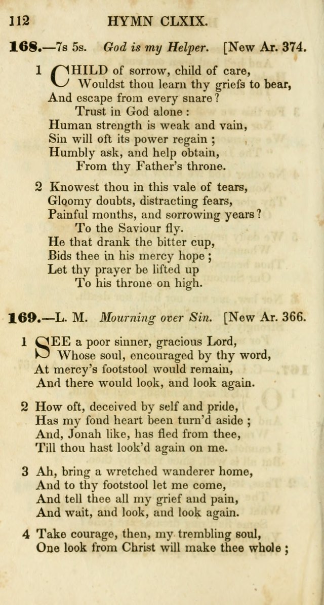Additional Hymns, Adopted by the General Synod of the Reformed Protestant Dutch Church in North America, at their Session, June 1846, and authorized to be used in the churches under their care page 117