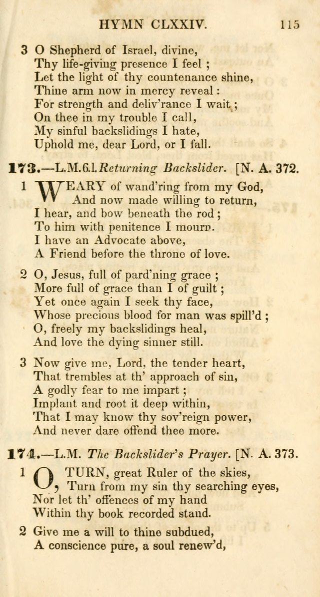 Additional Hymns, Adopted by the General Synod of the Reformed Protestant Dutch Church in North America, at their Session, June 1846, and authorized to be used in the churches under their care page 120