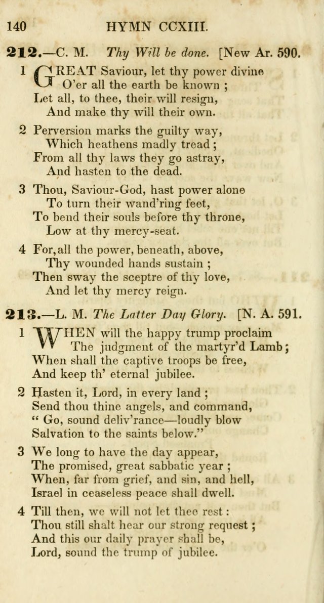 Additional Hymns, Adopted by the General Synod of the Reformed Protestant Dutch Church in North America, at their Session, June 1846, and authorized to be used in the churches under their care page 145