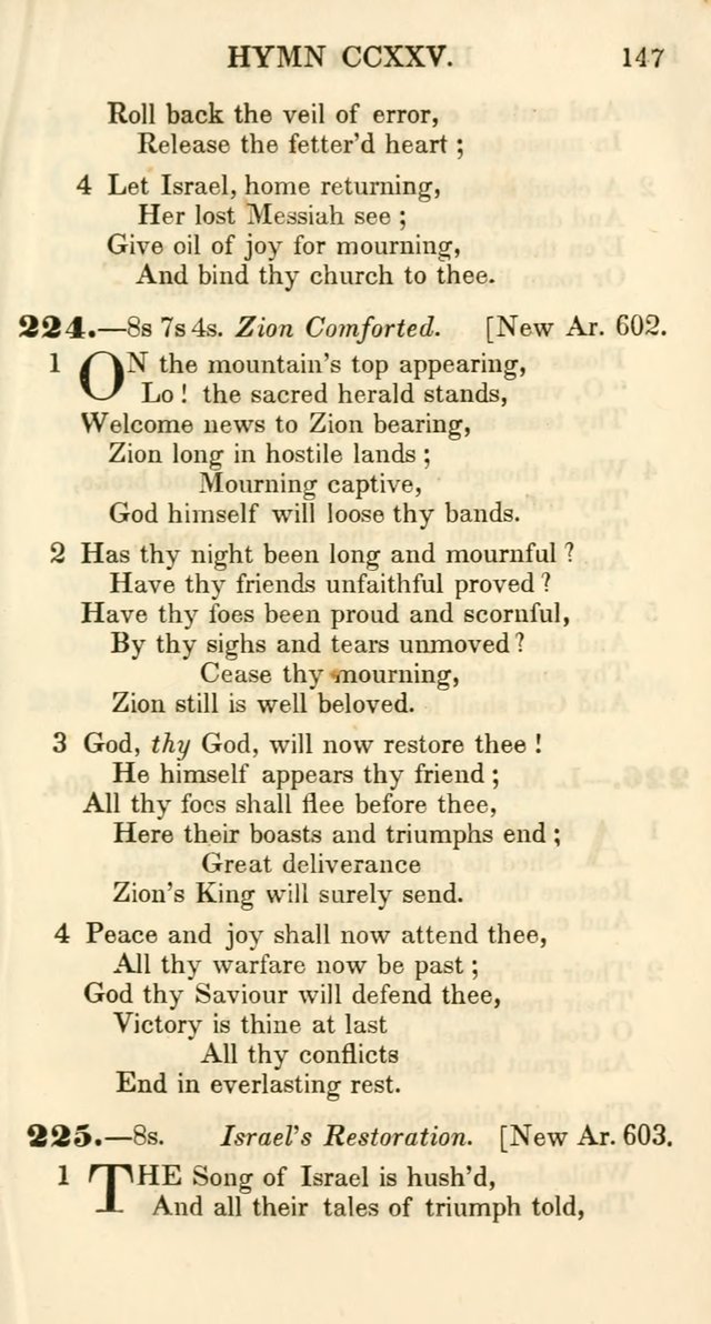 Additional Hymns, Adopted by the General Synod of the Reformed Protestant Dutch Church in North America, at their Session, June 1846, and authorized to be used in the churches under their care page 152