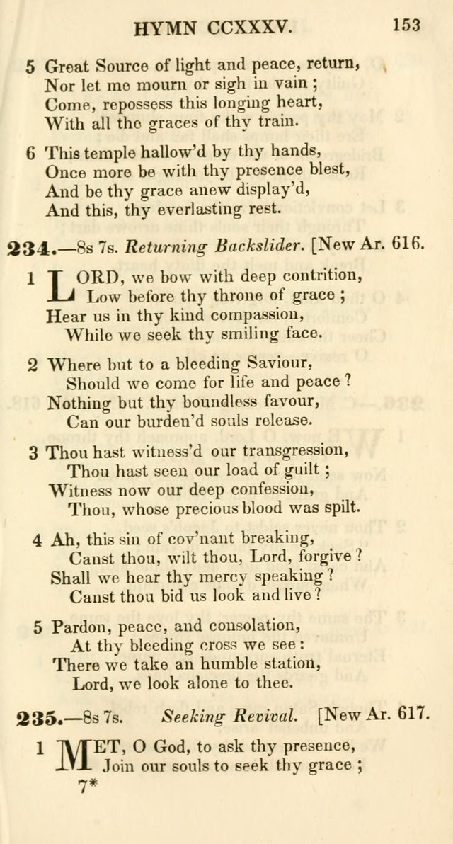 Additional Hymns, Adopted by the General Synod of the Reformed Protestant Dutch Church in North America, at their Session, June 1846, and authorized to be used in the churches under their care page 158
