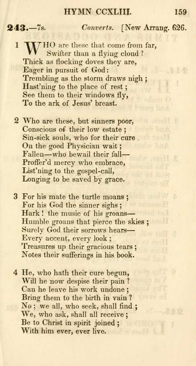 Additional Hymns, Adopted by the General Synod of the Reformed Protestant Dutch Church in North America, at their Session, June 1846, and authorized to be used in the churches under their care page 164