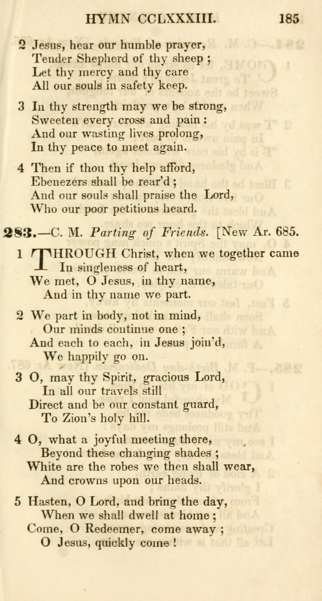 Additional Hymns, Adopted by the General Synod of the Reformed Protestant Dutch Church in North America, at their Session, June 1846, and authorized to be used in the churches under their care page 190