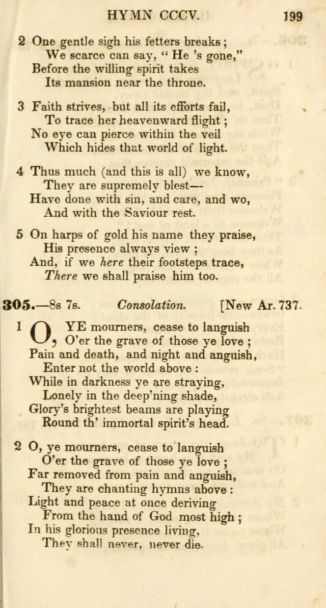 Additional Hymns, Adopted by the General Synod of the Reformed Protestant Dutch Church in North America, at their Session, June 1846, and authorized to be used in the churches under their care page 204