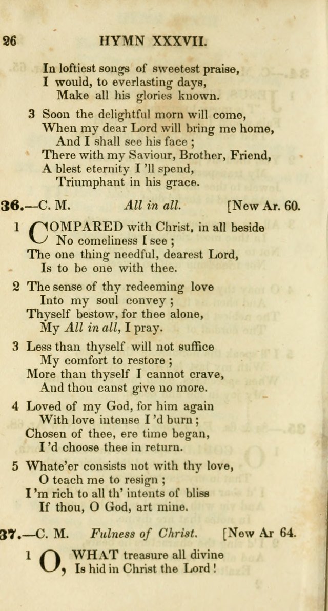 Additional Hymns, Adopted by the General Synod of the Reformed Protestant Dutch Church in North America, at their Session, June 1846, and authorized to be used in the churches under their care page 31