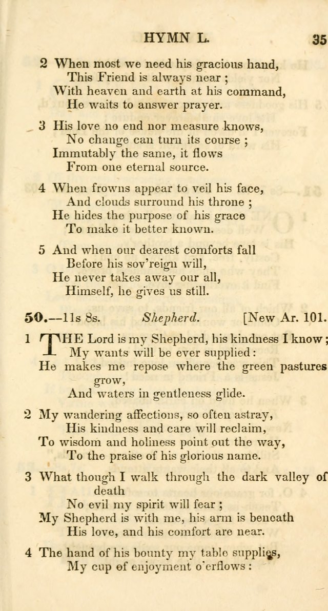Additional Hymns, Adopted by the General Synod of the Reformed Protestant Dutch Church in North America, at their Session, June 1846, and authorized to be used in the churches under their care page 40