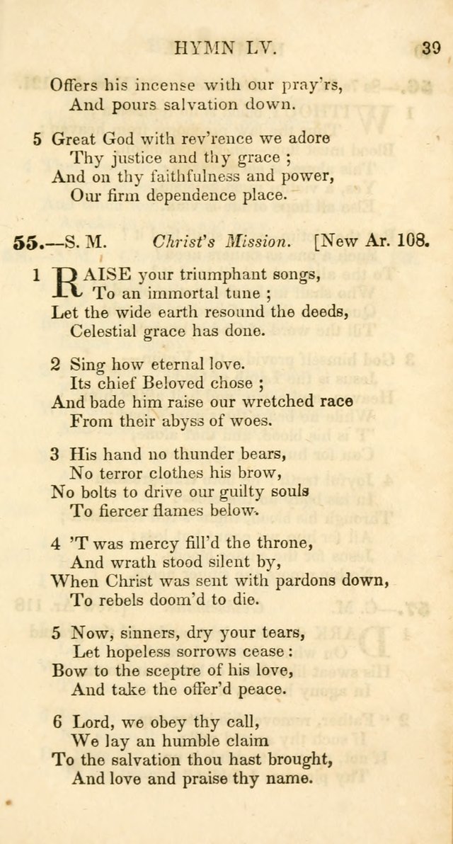 Additional Hymns, Adopted by the General Synod of the Reformed Protestant Dutch Church in North America, at their Session, June 1846, and authorized to be used in the churches under their care page 44