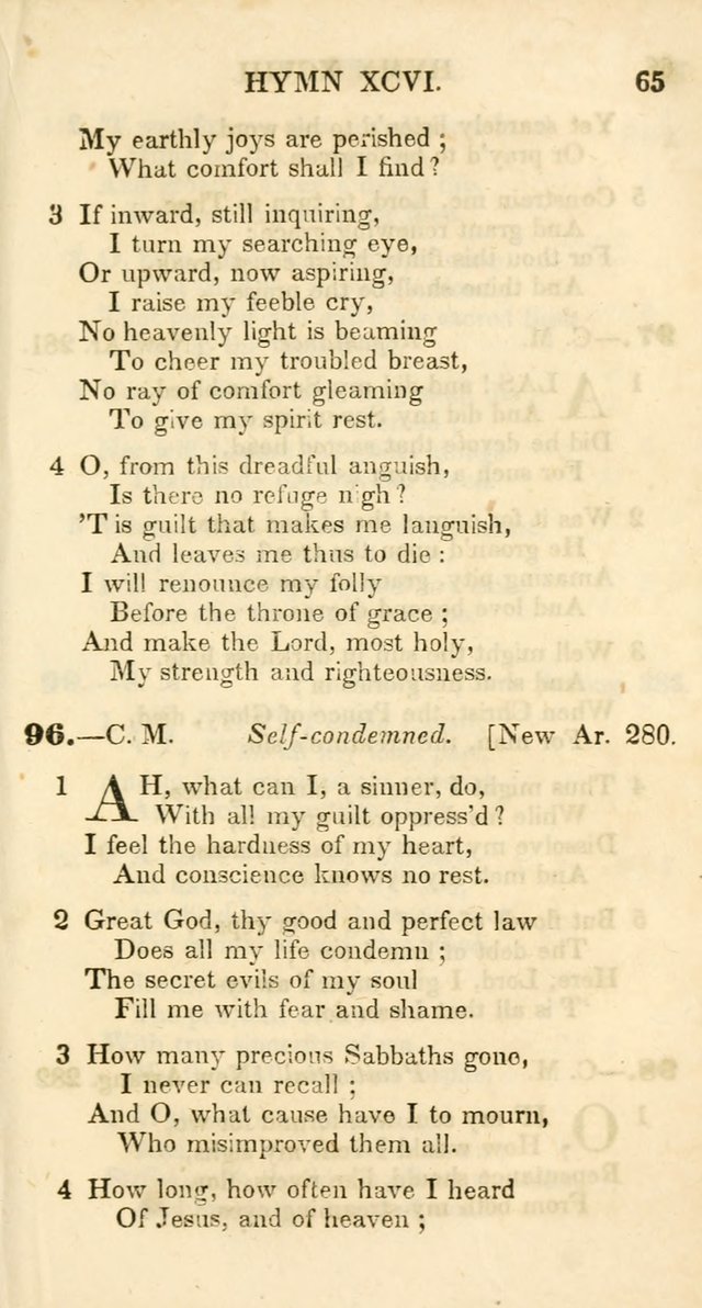 Additional Hymns, Adopted by the General Synod of the Reformed Protestant Dutch Church in North America, at their Session, June 1846, and authorized to be used in the churches under their care page 70