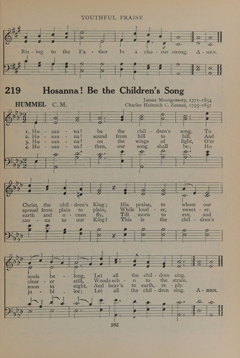 The Abingdon Hymnal: a Book of Worship for Youth page 261