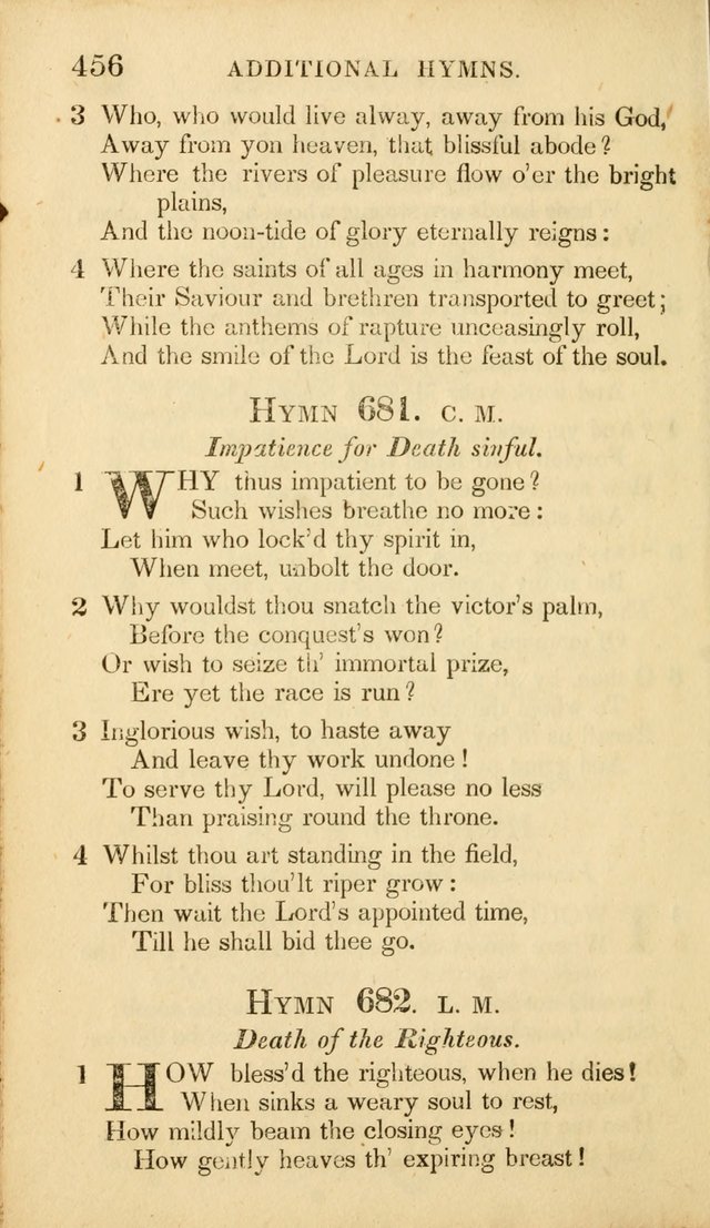 Additional Hymns to the Collection of Hymns for the use of Evangelical     Lutheran Churches page 107