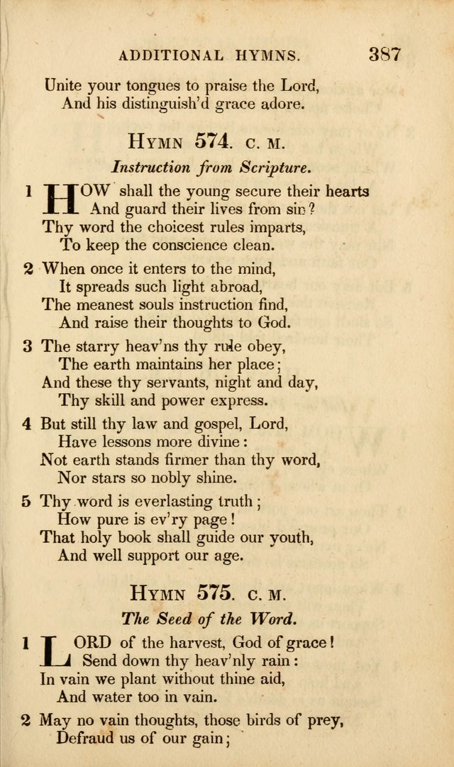 Additional Hymns to the Collection of Hymns for the use of Evangelical     Lutheran Churches page 38