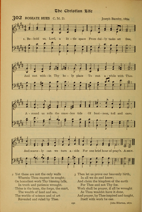 The American Hymnal for Chapel Service page 250