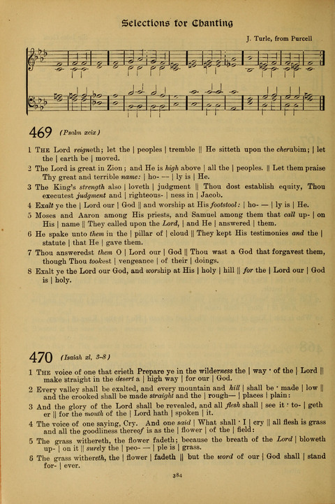 The American Hymnal for Chapel Service page 384