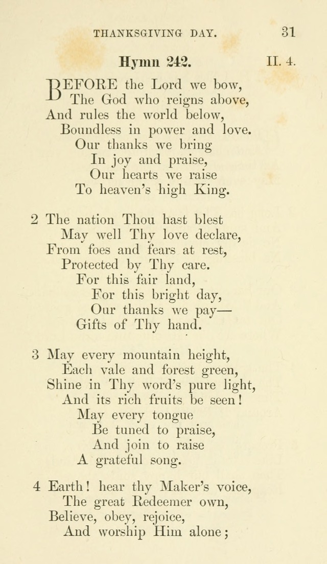 Additional Hymns set forth by the House of Bishops at the request of the House of Clerical and Lay Deputies, in General Convention, October 1865; to be used in the congregations of the Protestant Ep.. page 31