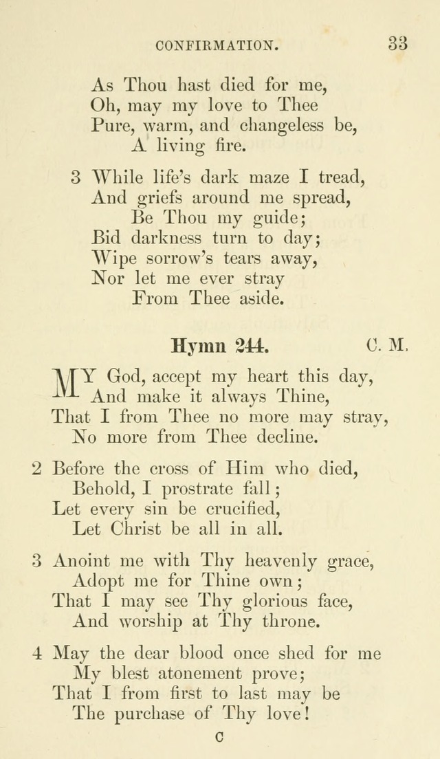 Additional Hymns set forth by the House of Bishops at the request of the House of Clerical and Lay Deputies, in General Convention, October 1865; to be used in the congregations of the Protestant Ep.. page 33