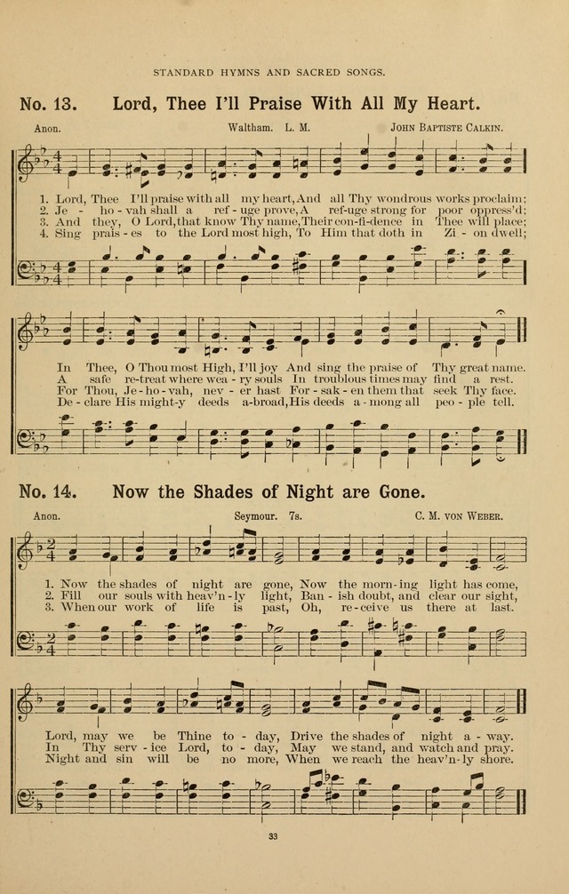 The Assembly Hymn and Song Collection: designed for use in chapel, assembly, convocation, or general exercises of schools, normals, colleges and universities. (3rd ed.) page 33
