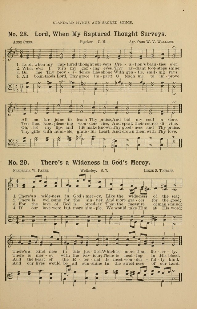 The Assembly Hymn and Song Collection: designed for use in chapel, assembly, convocation, or general exercises of schools, normals, colleges and universities. (3rd ed.) page 43