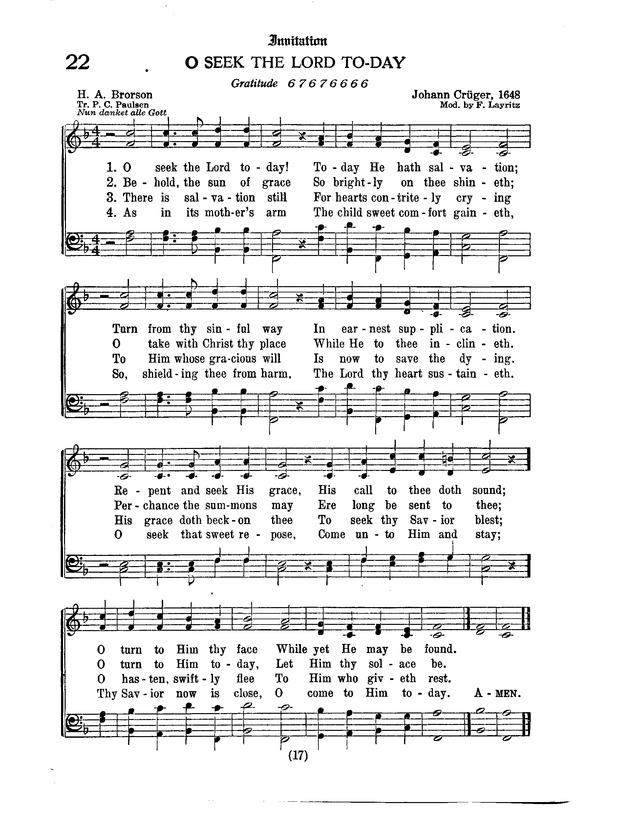 American Lutheran Hymnal page 225