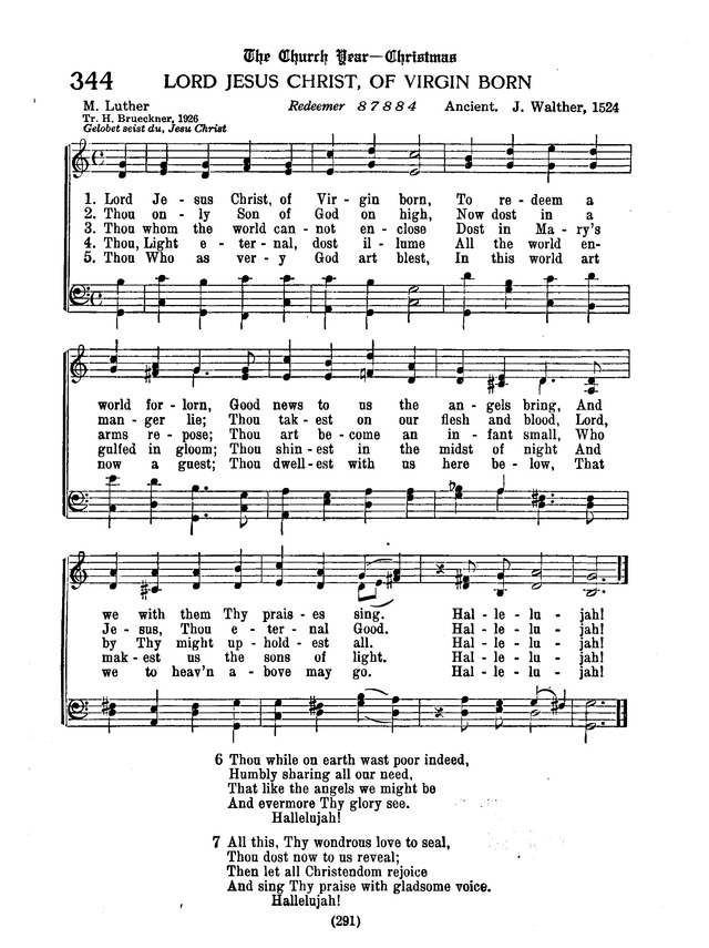 American Lutheran Hymnal page 499