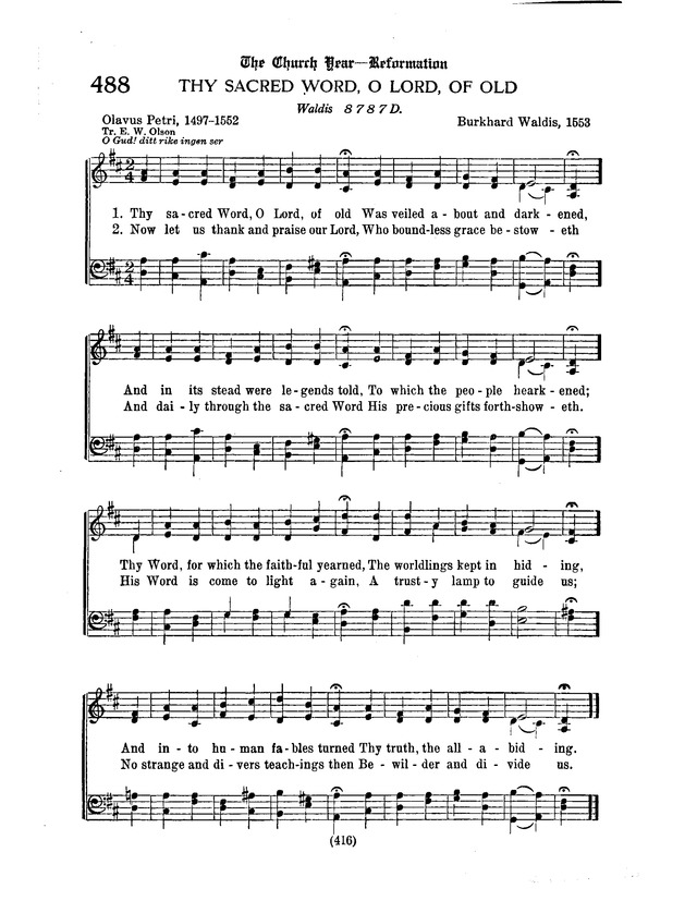 American Lutheran Hymnal page 624