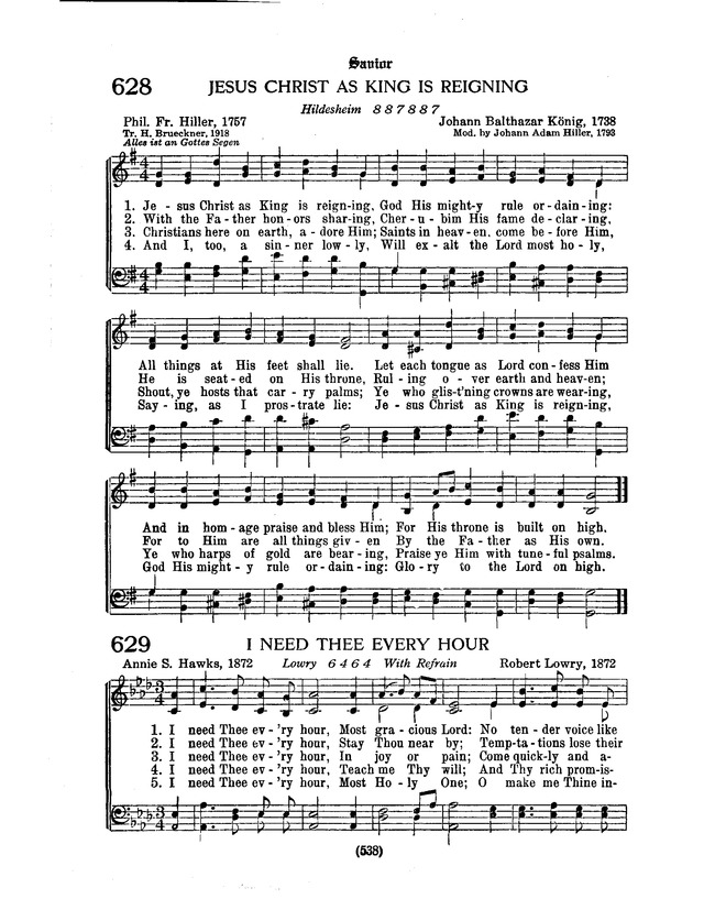 American Lutheran Hymnal page 746