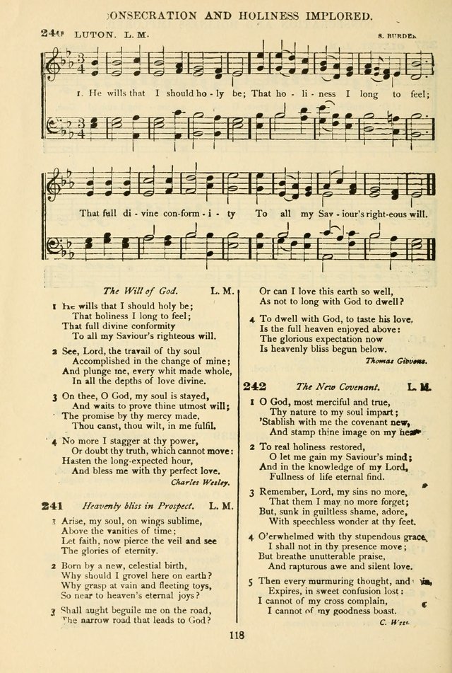 The African Methodist Episcopal Hymn and Tune Book: adapted to the doctrines and usages of the church (6th ed.) page 118