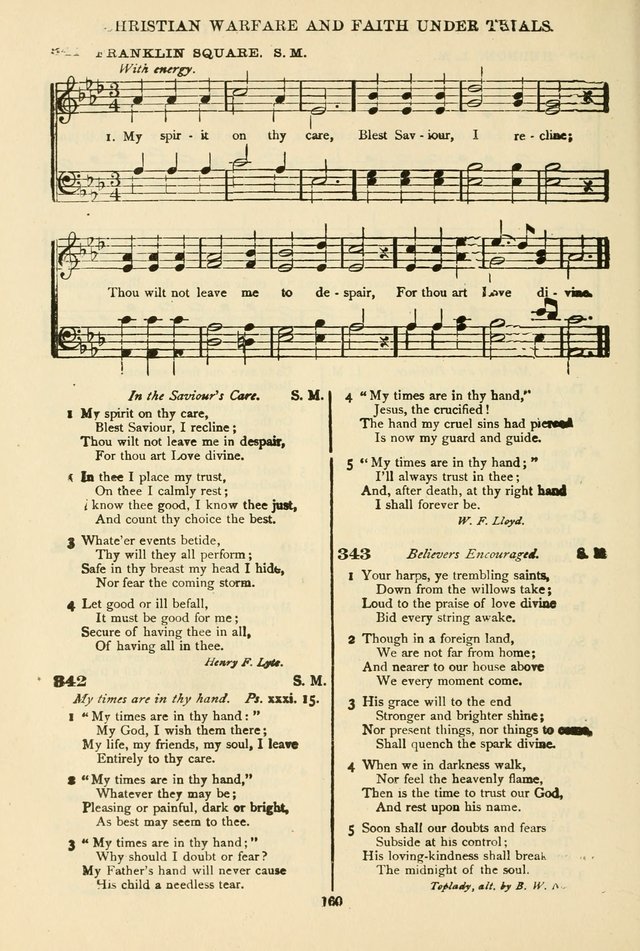 The African Methodist Episcopal Hymn and Tune Book: adapted to the doctrines and usages of the church (6th ed.) page 160