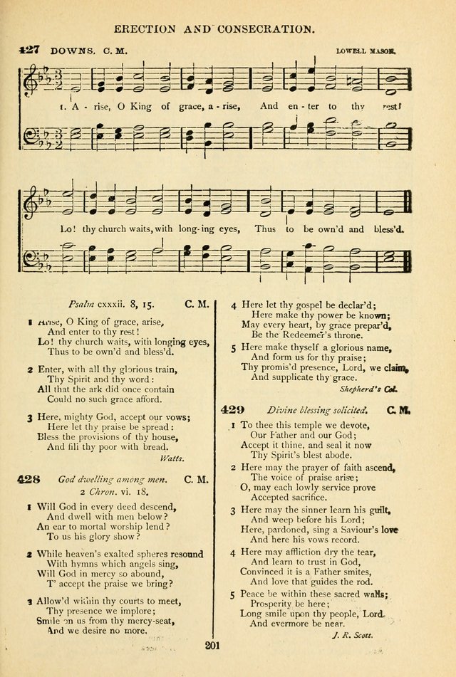 The African Methodist Episcopal Hymn and Tune Book: adapted to the doctrines and usages of the church (6th ed.) page 201