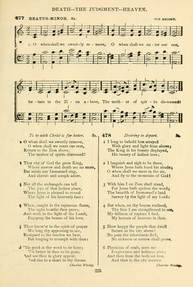 The African Methodist Episcopal Hymn and Tune Book: adapted to the doctrines and usages of the church (6th ed.) page 225