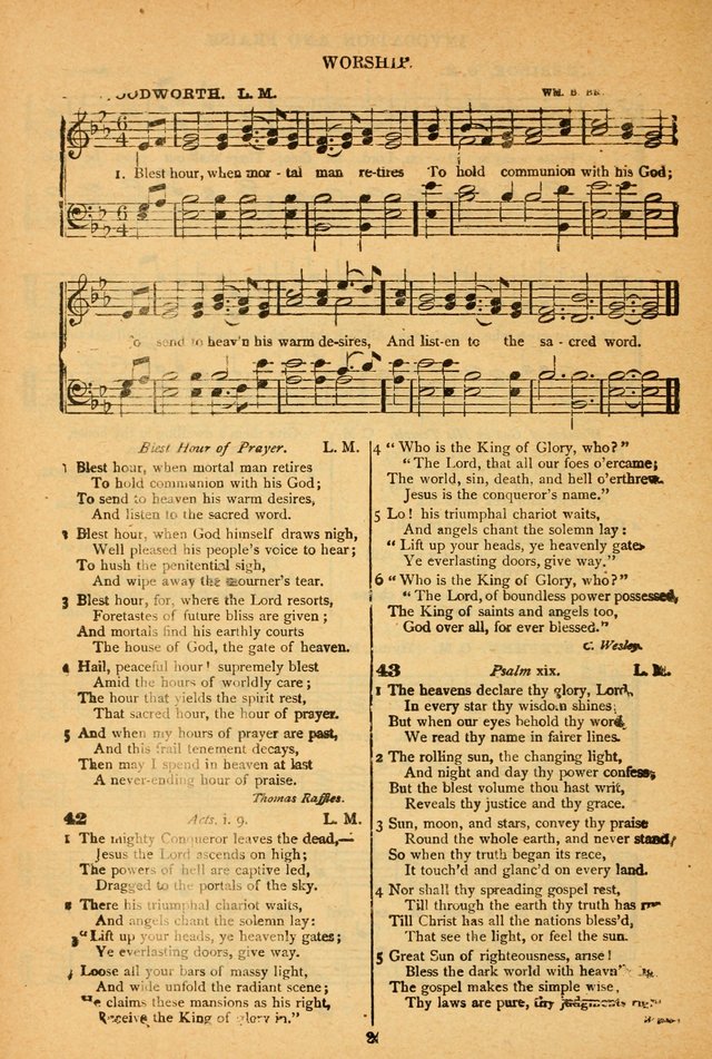 The African Methodist Episcopal Hymn and Tune Book: adapted to the doctrines and usages of the church (6th ed.) page 24